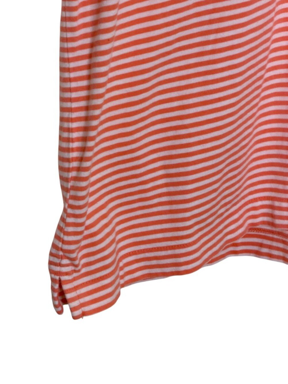Vineyard Vines Classic Fit Mens Polo Golf Shirt Top Knit Stripe Orange XL - Picture 3 of 6